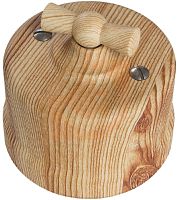 Выключатель-ретро пластик Bironi Лизетта 1-кл. карельская сосна картинка